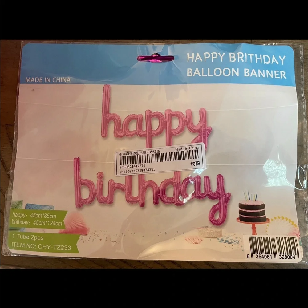 ⭐️NEW in original Packaging- Happy Birthday Sign!⭐️